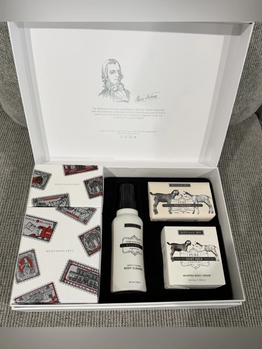 BEEKMAN 1802 Holiday Bounty 7Pc Gift Box NEW! RARE!